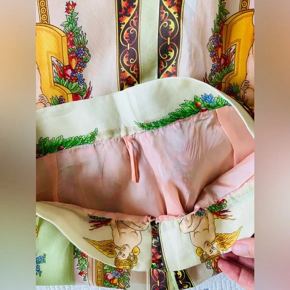 Versace Baroque Atelier skirt - one of a kind, no label, hand stitched - Picture 10 of 11